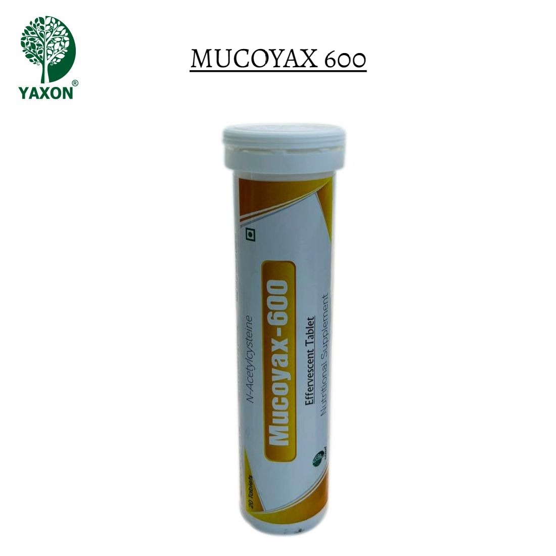 YAXON Mucoyax 600 Effervescent Tablets